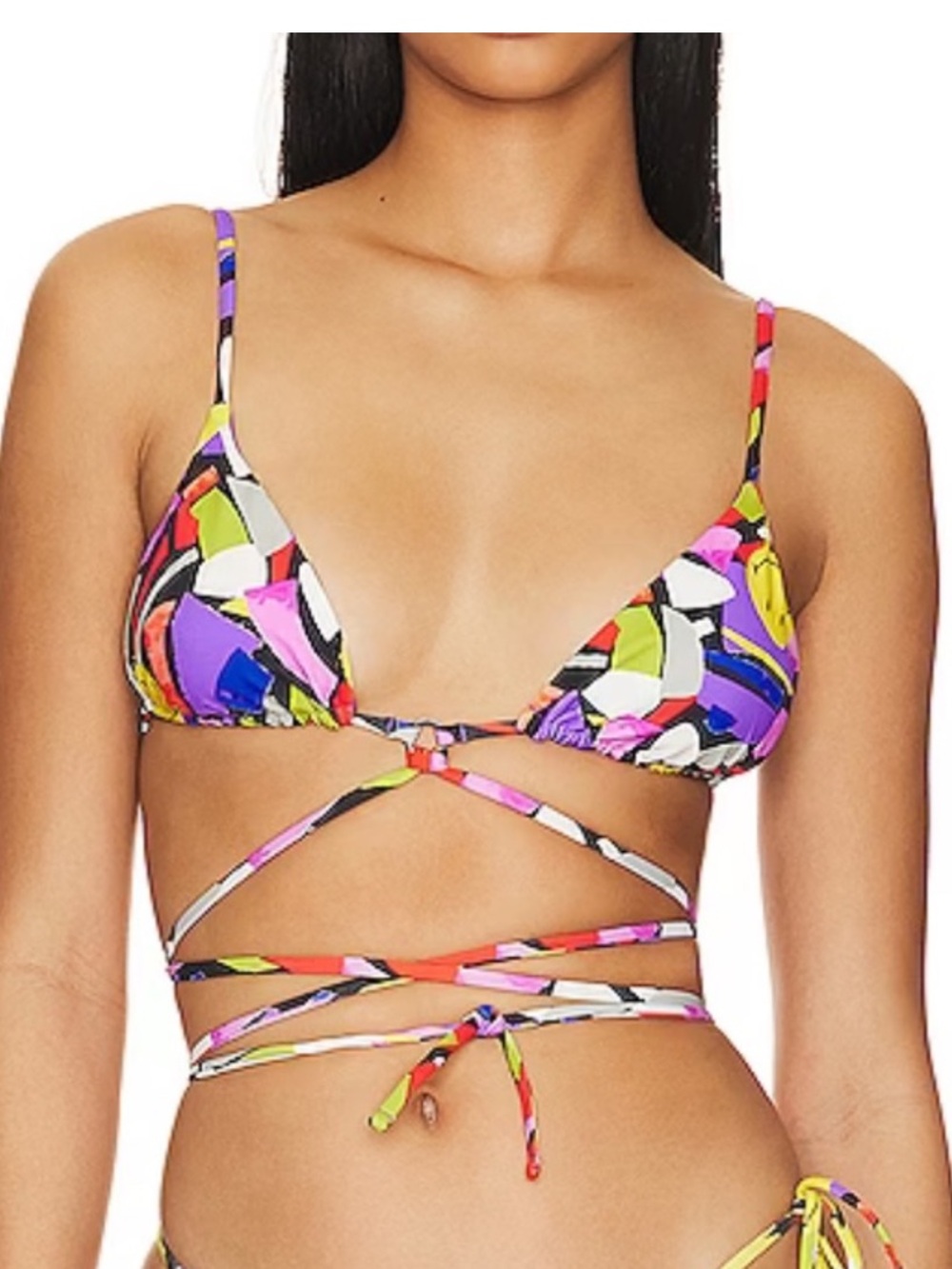 Maaji × Smiley Coco Reversible Bikini Top Size: LARGE